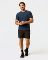 Navy Short Active Crew Neck