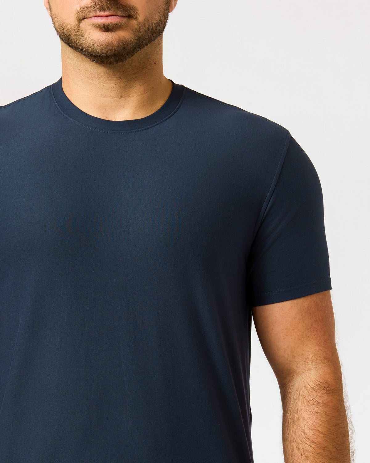 Navy Short Active Crew Neck