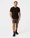 Black Short Active Crew Neck