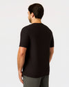Black Short Active Crew Neck