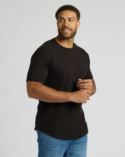 Tall Heavyweight Curved Hem Crew
