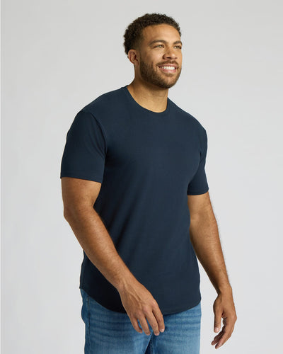 Tall Heavyweight Curved Hem Crew