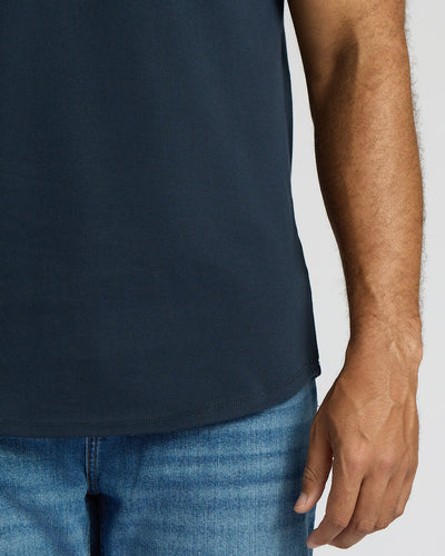 Tall Heavyweight Curved Hem Crew