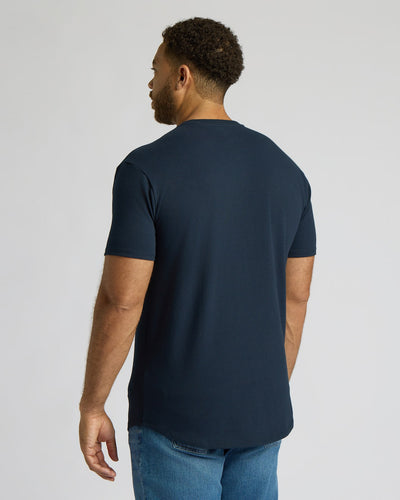 Tall Heavyweight Curved Hem Crew