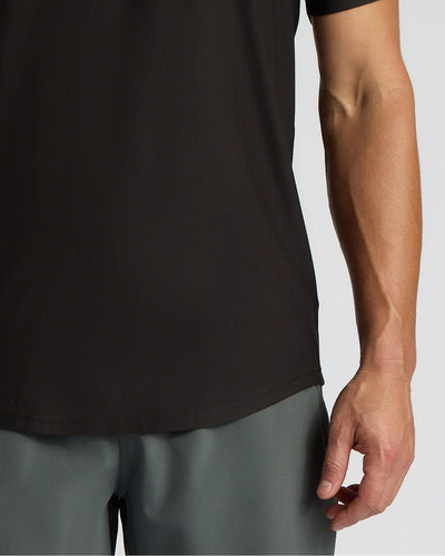 Active Curved Hem Crew