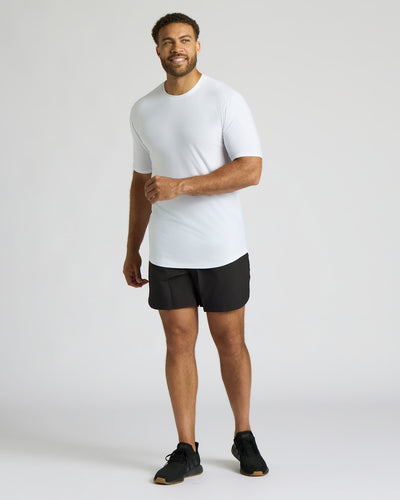 Tall Active Curved Hem Crew