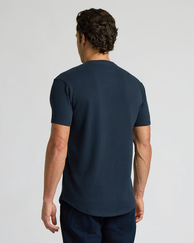 Heavyweight Curved Hem Crew