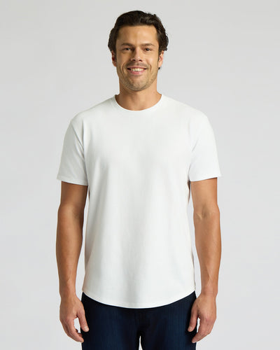 Heavyweight Curved Hem Crew