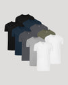 Men's Tall Classic V-Neck T-Shirt in assorted colors, premium cotton blend.