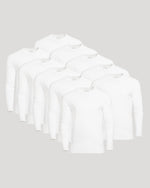 Classic Long Sleeve Crew Neck 10-Pack