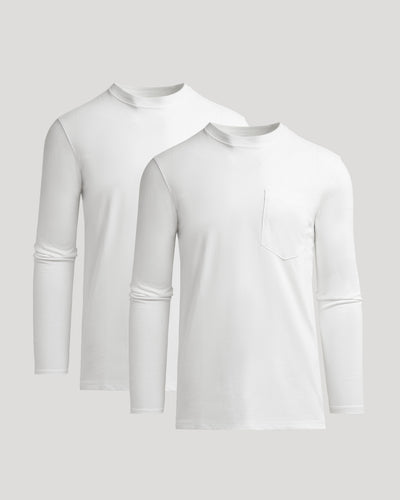 Tall Heavyweight Long Sleeve Pocket Crew