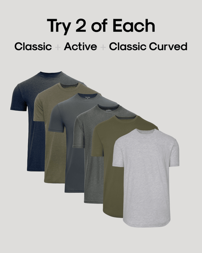 Crews Variety: Classic, Active, & Classic Curved