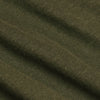 Military Green Tall Straight Hem Crew Neck T-Shirt close-up, showing knit texture.