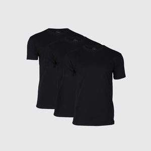 True ClassicTrue Classic Men's Short Sleeve Crew Neck T-Shirt 3-Pack displayed side by side.